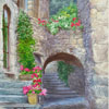 Blooming court in Eze-village, 2010
42x28 ;   