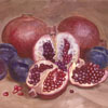 Pomegranates and plums, 2011
31x41 ;   