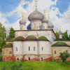 Theodorov monastery in Pereslavl-Zalesskiy, 2007
31.5x49 cm; эту картину можно купить