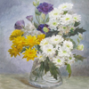Chrysanthemums and liasanthuses, 2008
53x41 см; картина не продается
