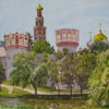 Novodevichiy monastery in sunny day, 2008
29x37 cm; картина не продается