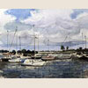 Jachts at pier, 2003
19x24 см; картина не продается