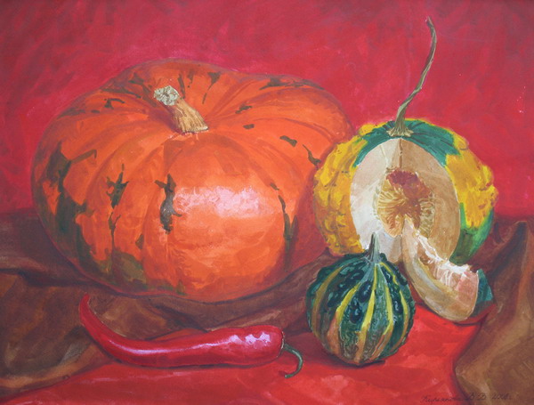 Victoria Kiryanova. Ripe pumpkins, 2008