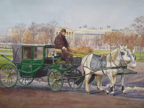 Victoria Kiryanova. Vienna. Outing in coach, 2010
45x62 см; this picture is not for sale